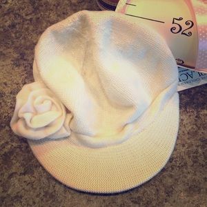Little Girl Cream Winter Hat